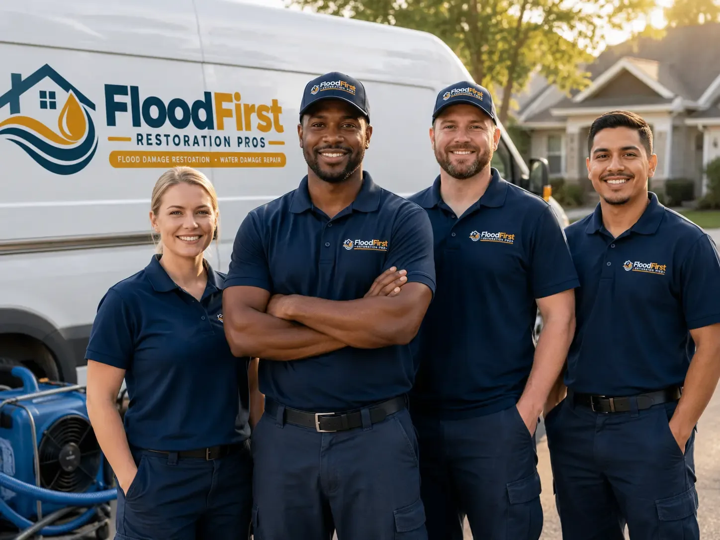 Flood Damage Restoration company in Belle Haven, VA